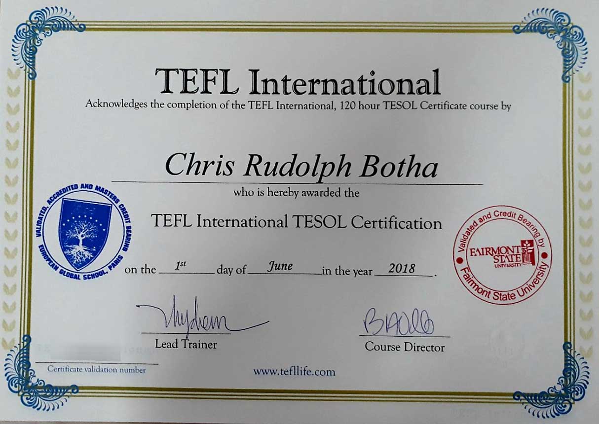 Chứng chỉ TEFL là gì? Thông tin về kỳ thi TEFL Certificate